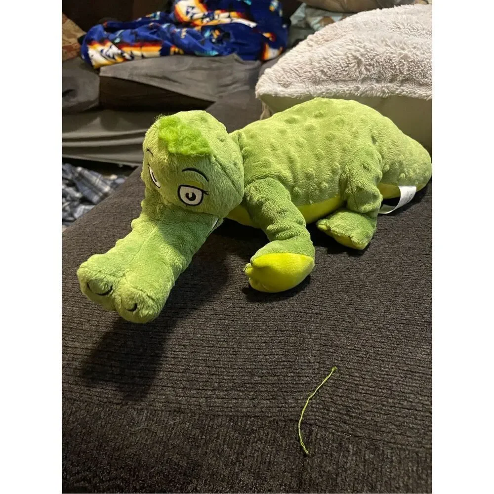 Kohls Cares Green Dr. Seuss Alligator Green ABC Crocoldile Plush Stuffed 21